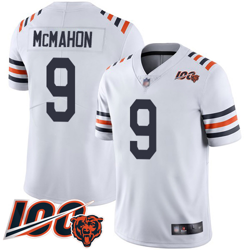 Chicago Bears Limited White Men Jim McMahon Jersey NFL Football 9 100th Season